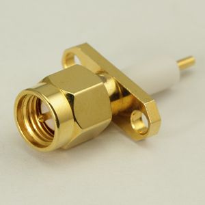 SMA straight flange male connector