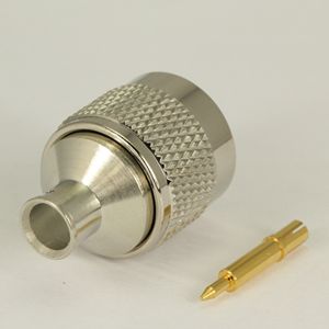 N straight male semi-rigid cable Connectors 