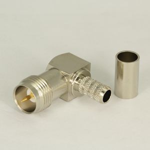 RP TNC right angle male flexible cable connector