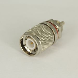 TNC male bulkhead connector
