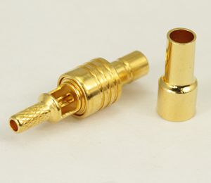 SMB straight male flexible cable connector