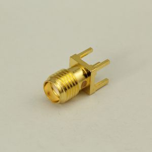 SMA straight PCB female connector