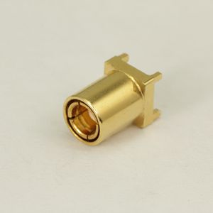 SMB straight PCB female connector