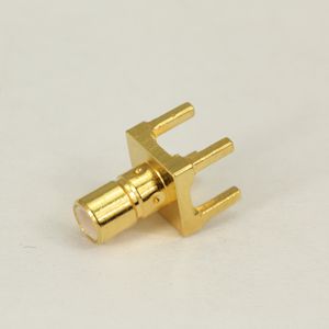 SMB straight PCB male connector